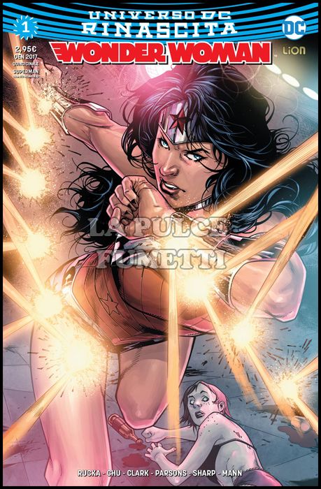 SUPERMAN L'UOMO D'ACCIAIO #    33 - WONDER WOMAN 1 - VARIANT - RINASCITA